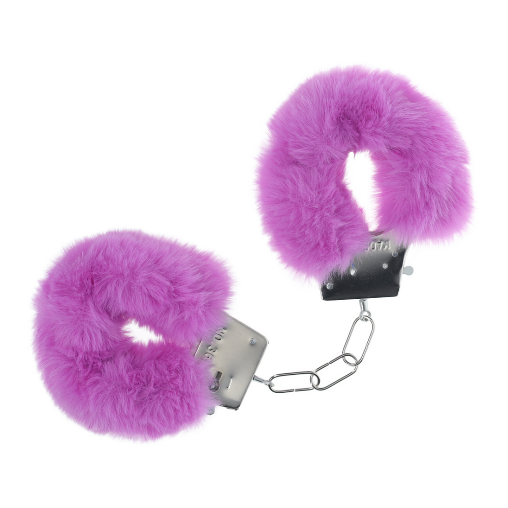 Ouch! by Shots Classic Fluffy Handboeien - Paars afbeelding