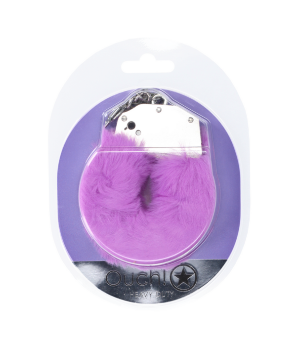 Ouch! by Shots Zware Fluffy Handboeien - Paars