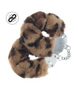 Zware Fluffy Handboeien - Luipaard