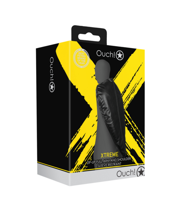 Ouch! by Shots Zip-Up Volledige Arm en Schouder Mouw Beperking - Zwart