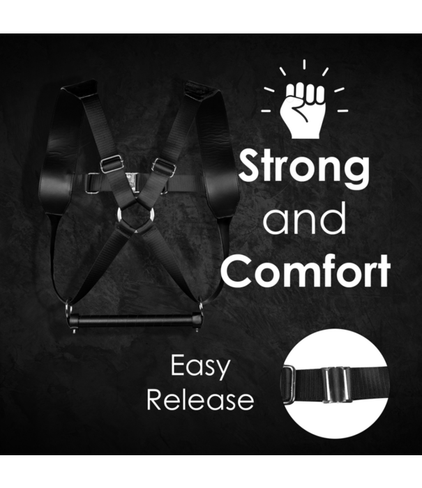 Ouch! by Shots BSDM Harnas Beperking - Zwart