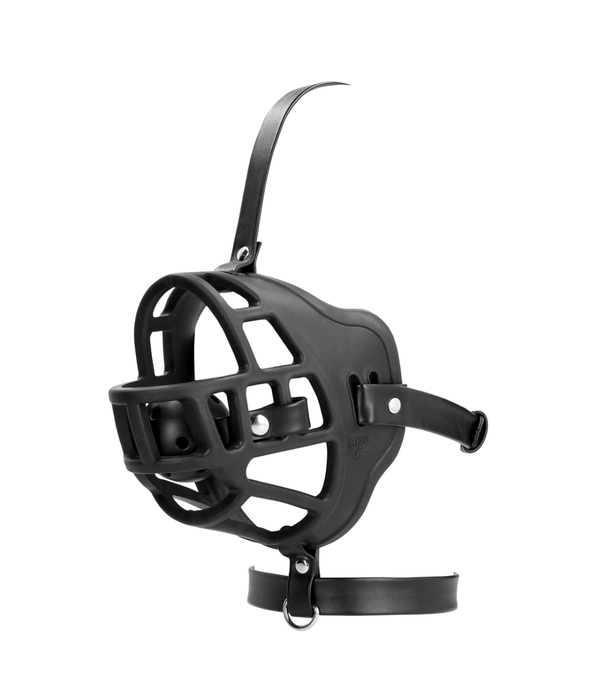 Ouch! by Shots Muilezel met Verwijderbare Ball Gag - Zwart