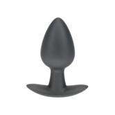 Zachte Siliconen Anale Plug - Medium - 3,1 / 7,9 cm - Gunmetal