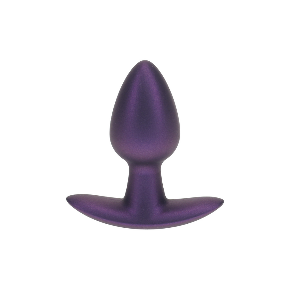 Ouch! by Shots Zachte Silicone Anale Plug - Klein - 6,5 cm - Metallic Paars afbeelding