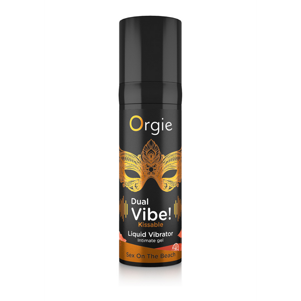 Orgie Dual Vibe! Kissable Liquid Vibrator - Sex On The Beach - 0,5 fl oz / 15 ml afbeelding