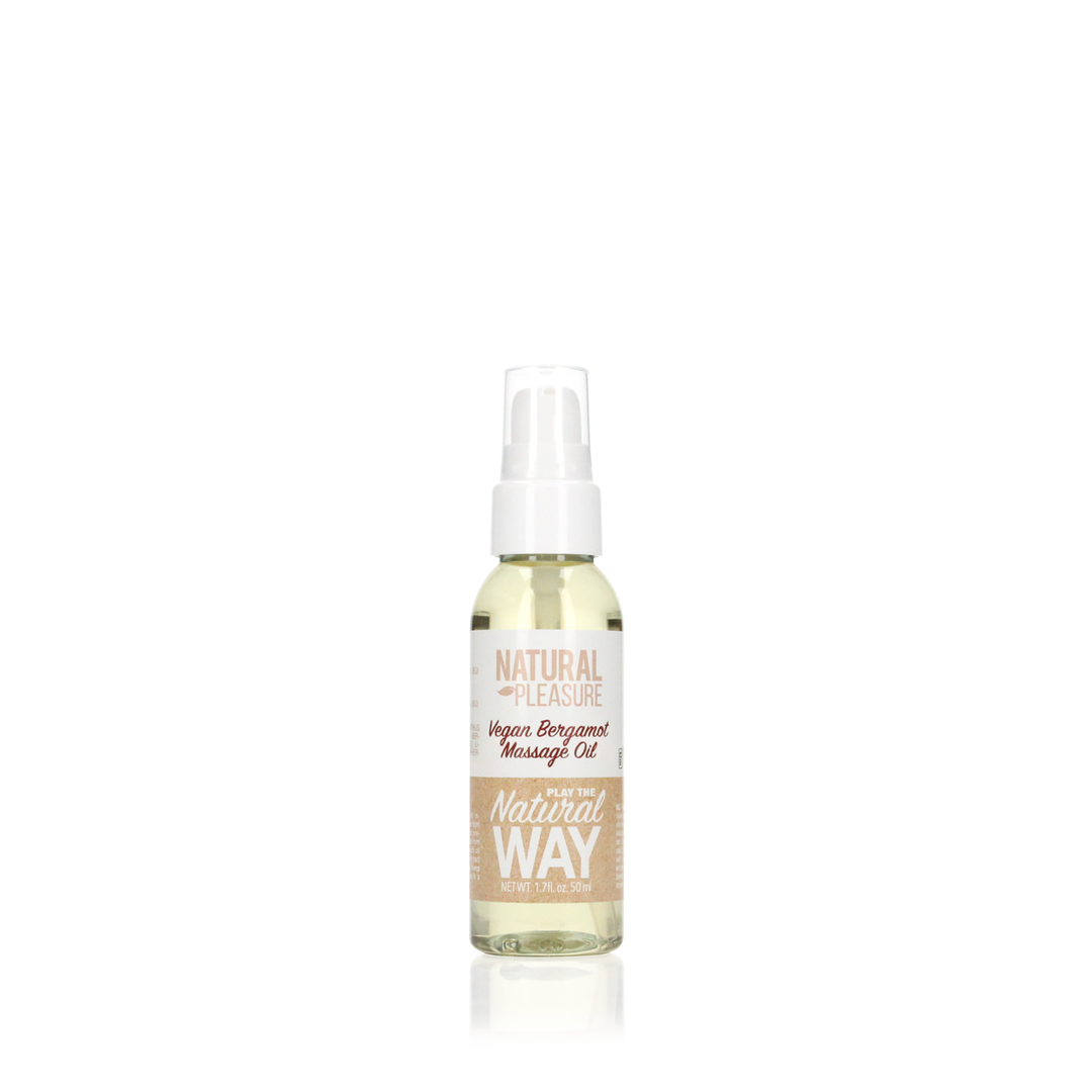 Natural Pleasure by Shots Vegan Bergamot Massageolie - 1,7 fl oz / 50 ml afbeelding
