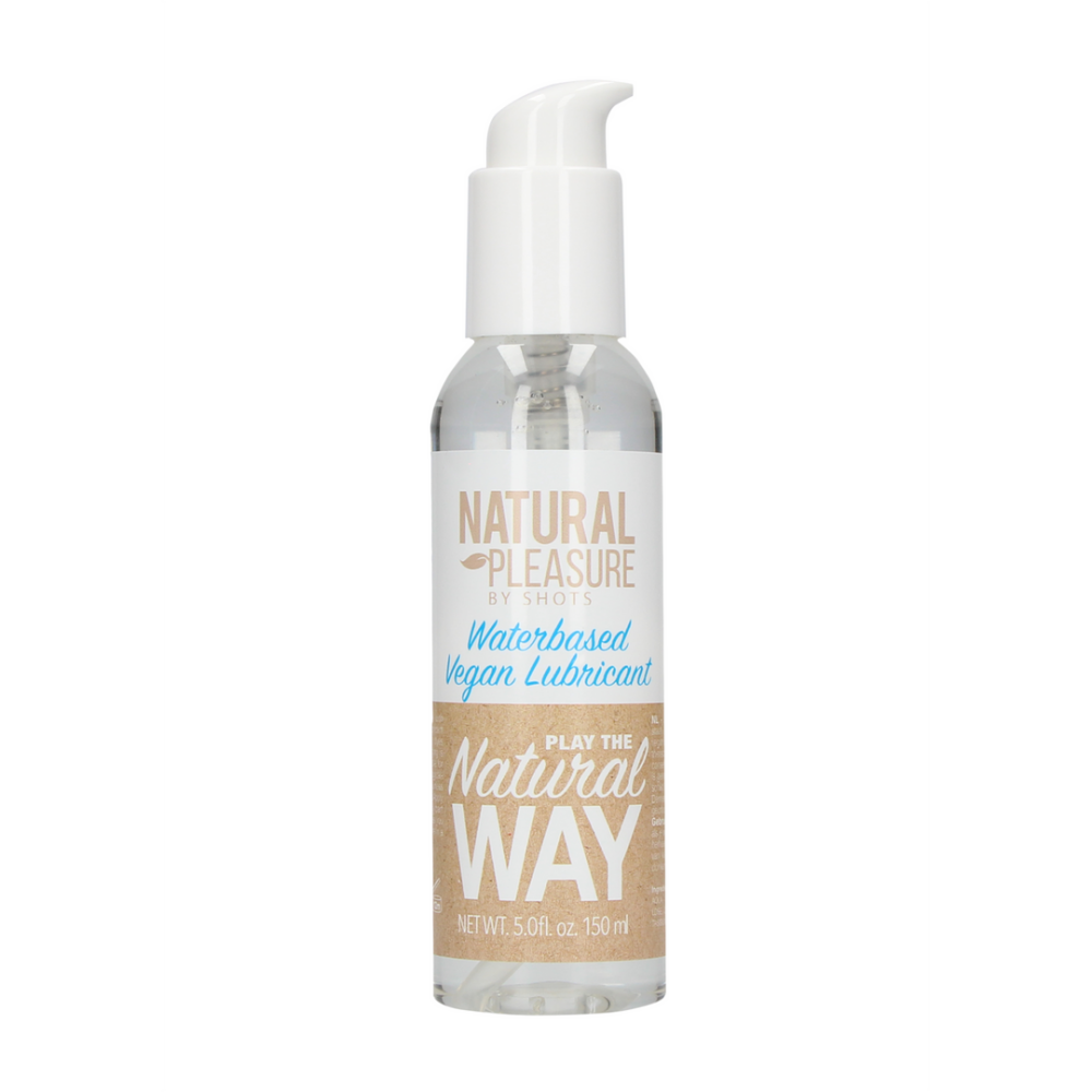 Natural Pleasure by Shots Vegan Waterbased Glijmiddel - 5 fl oz / 150 ml afbeelding