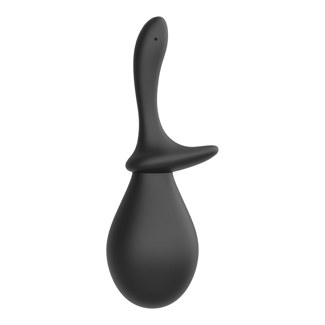 Nexus Anal Douche Set met 2 Silicone Tips - 260 ml - Zwart