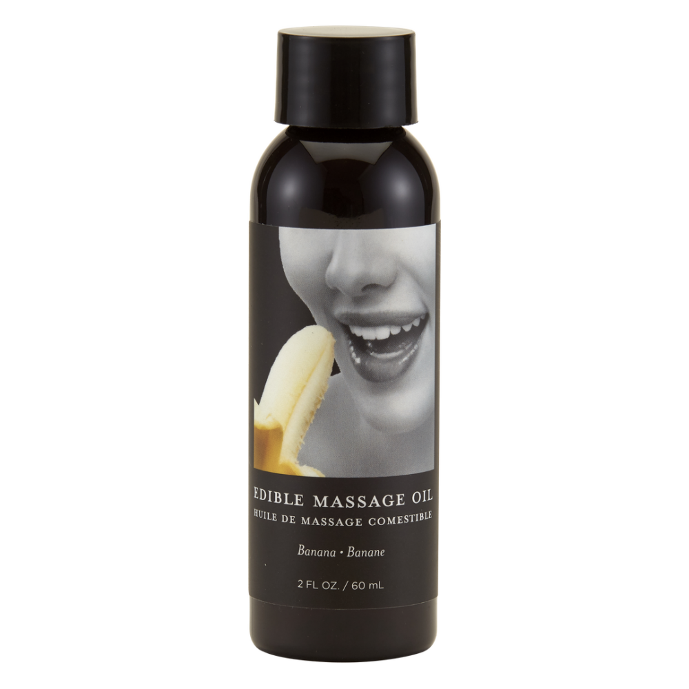 Earthly body Bananen Eetbare Massageolie - 2 fl oz / 60 ml