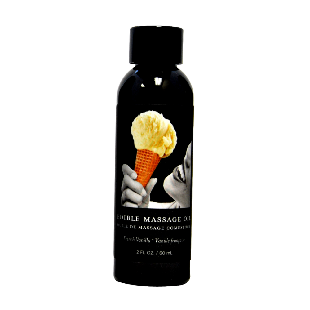 Earthly body Vanilla Eetbare Massageolie - 2 fl oz / 60 ml afbeelding