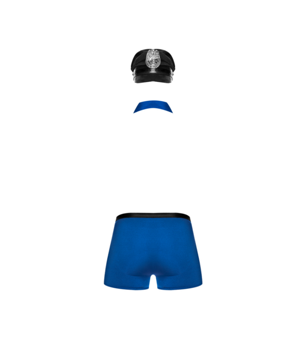 Male Power Officer Frisk-Em Kostuum - S/M