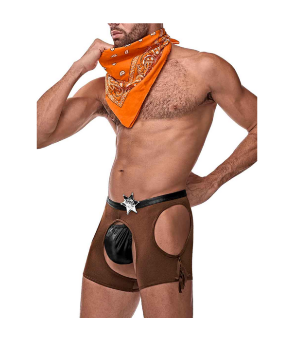 Male Power Stugge Cowboy Kostuum - XL