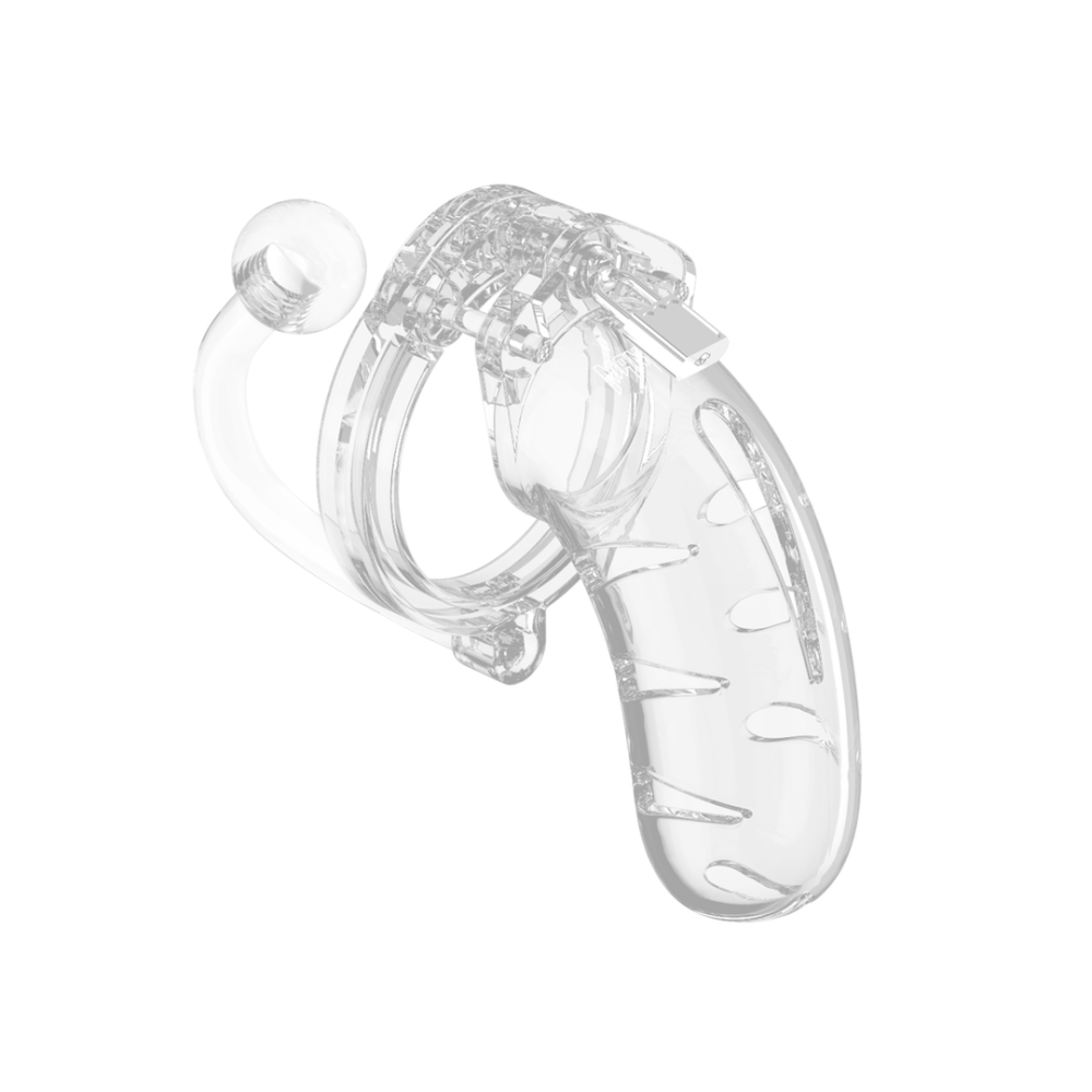 Model 11 Chastity Cock Cage met Plug - 4.5 / 11,5 cm afbeelding