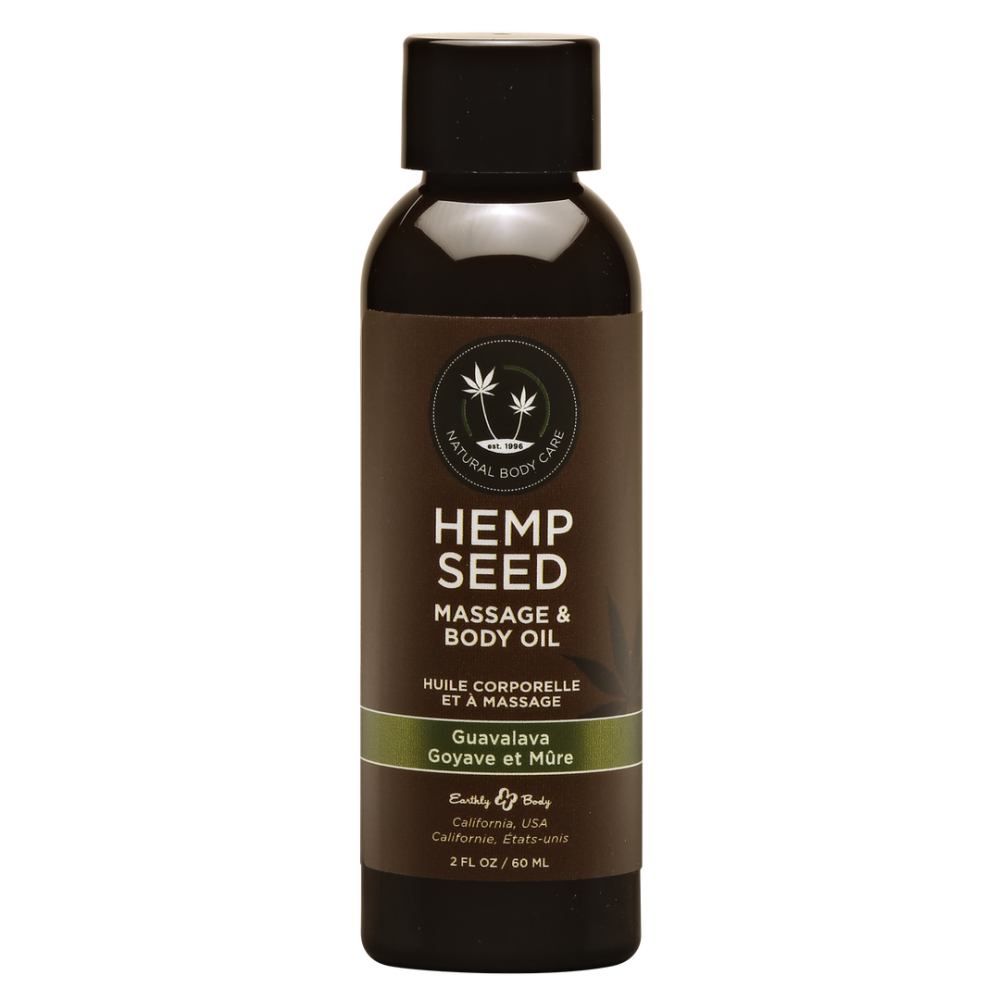 Earthly body Guavalva Massageolie - 2 fl oz / 60 ml