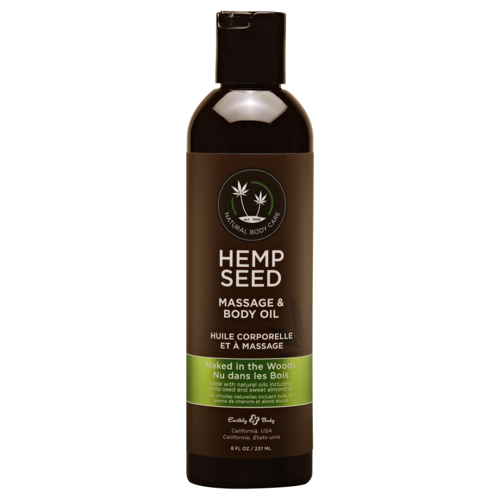 Earthly body Naked in the Woods Massageolie - 8 fl oz / 236 ml