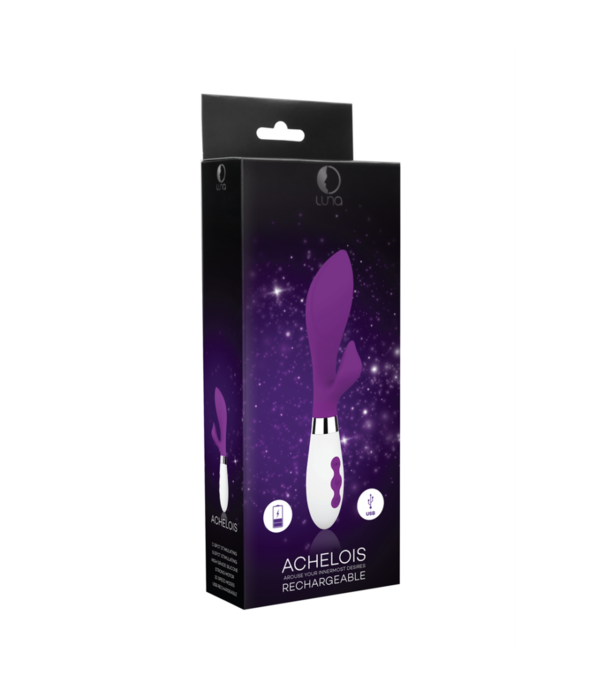 Luna by Shots Achelois - Oplaadbare Clitorisstimulator en Vibrator - Paars