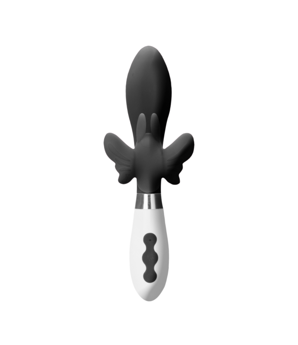 Luna by Shots Alexios - Oplaadbare Rabbit Vibrator - Zwart