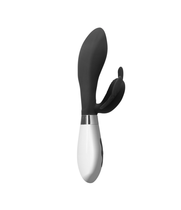 Luna by Shots Alexios - Oplaadbare Rabbit Vibrator - Zwart