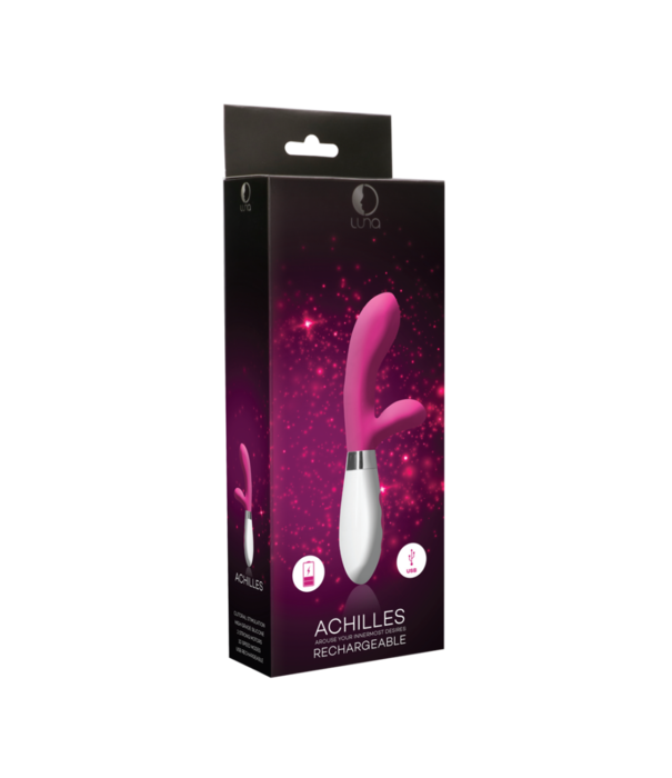 Luna by Shots Achilles - Oplaadbare Rabbit Vibrator - Roze