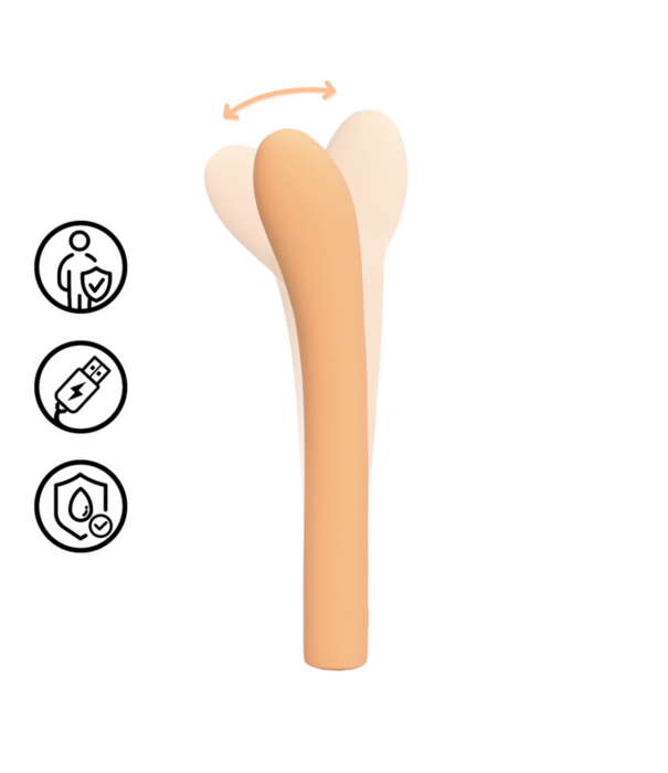 Loveline by Shots Vinger G-Spot Vibrator - Perzik Fuzz