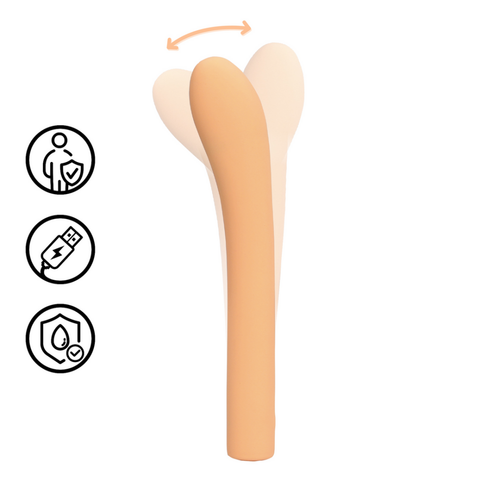 Loveline by Shots Vinger G-Spot Vibrator - Perzik Fuzz afbeelding
