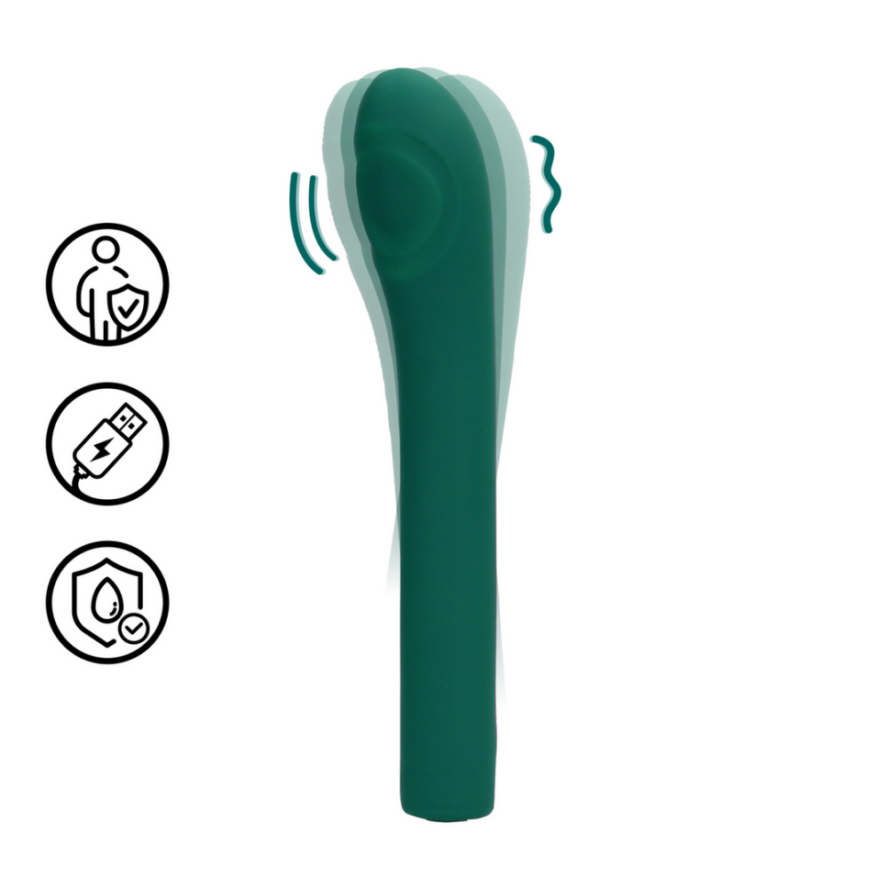 Loveline by Shots Pulse Wave G-Spot Vibrator - Groene Kristal afbeelding