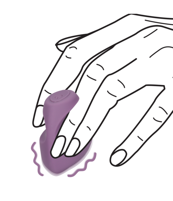 Loveline by Shots Vinger Vibrator - Mystic Paars