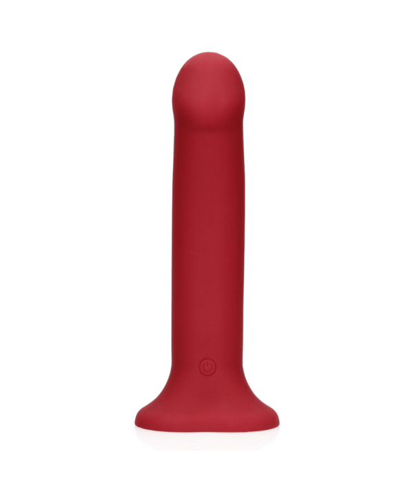 Loveline by Shots Non-Phallic Vibrerende Dildo - Groot - Framboos Rood