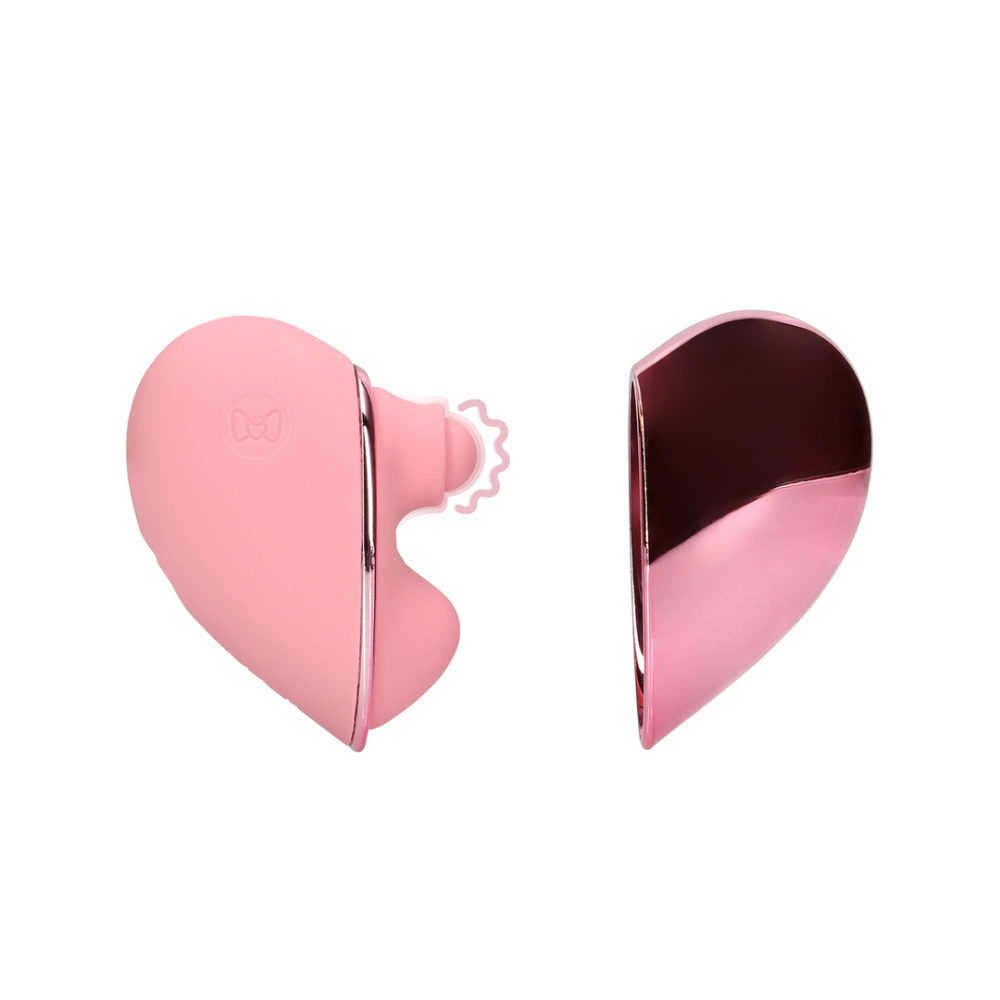 Loveline by Shots Tapping Heart Vibrator - Roze Arabesque afbeelding