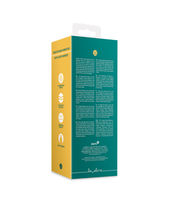 Loveline by Shots Soepel Mini Vibrator met USB Oplader - Oude Zee