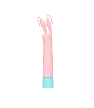 Mini Rabbit Vibrator met USB Oplader - Cherry Chiffon