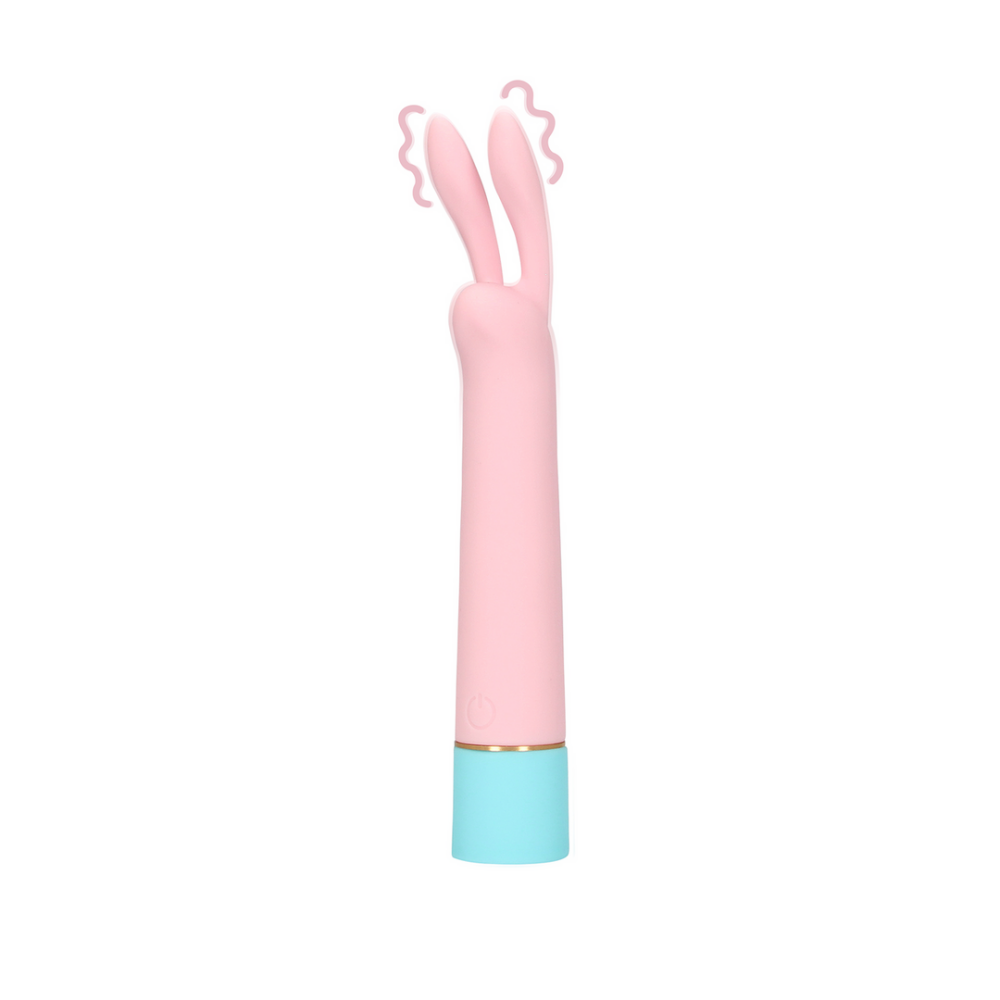Loveline by Shots Mini Rabbit Vibrator met USB Oplader - Cherry Chiffon afbeelding