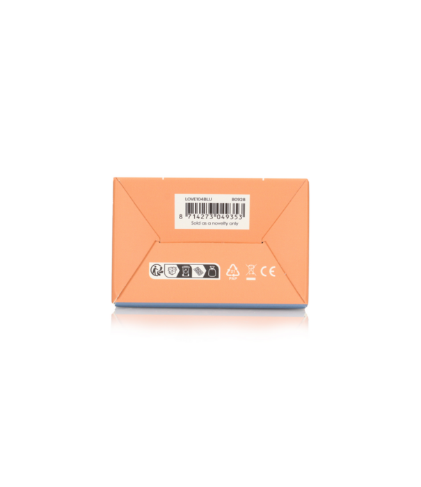 Loveline by Shots Geribbelde Mini Vibrator - Blue Horizon