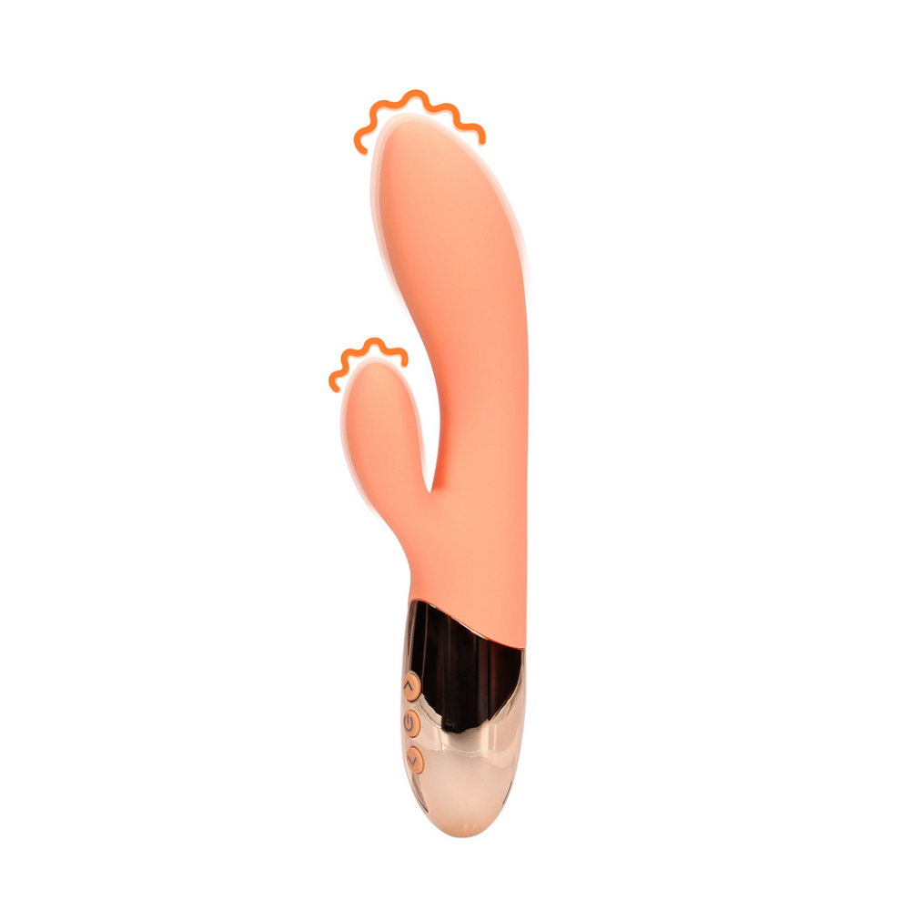 Loveline by Shots Ultra Zachte Silicone Rabbit Vibrator afbeelding
