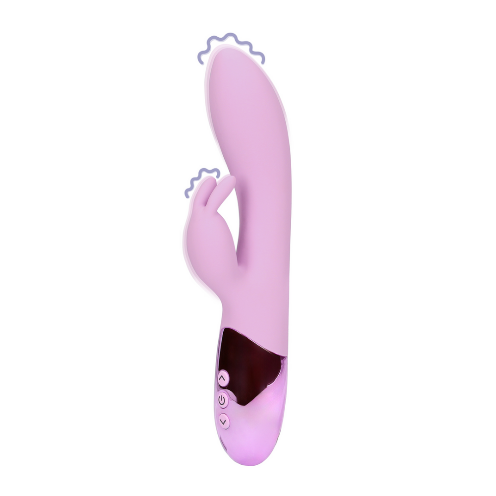 Loveline by Shots Ultra Zachte Silicone Rabbit Vibrator afbeelding