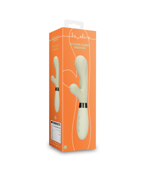 Loveline by Shots Siliconen Rabbit Vibrator - Misty Green