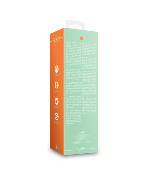 Loveline by Shots Siliconen Rabbit Vibrator - Misty Green