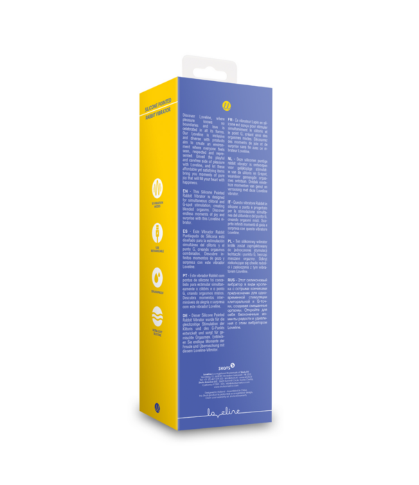 Loveline by Shots Siliconen Puntige Konijnen Vibrator - Protanopia