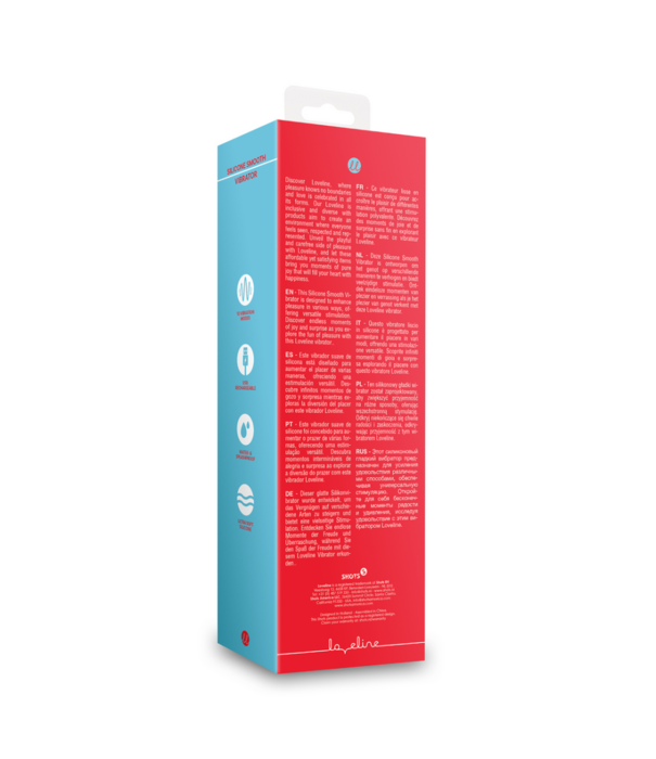 Loveline by Shots Siliconen Smooth Vibrator - Salsa