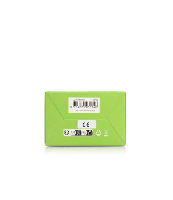 Loveline by Shots Druppelvormige Anaal Vibrator - Helder Paars