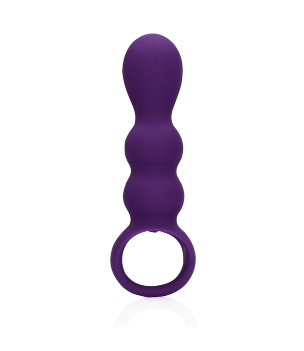 Loveline by Shots Druppelvormige Anaal Vibrator - Helder Paars