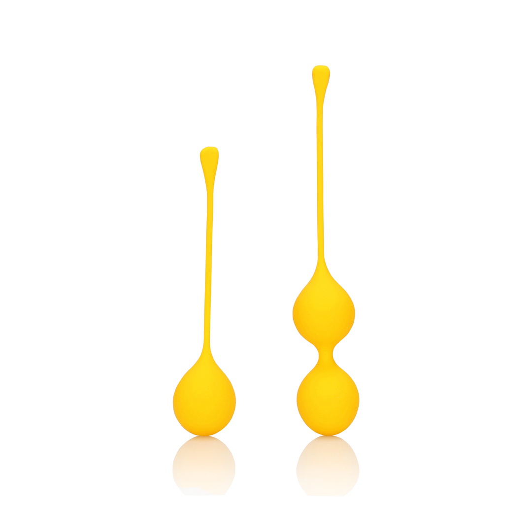 Loveline by Shots Silicone Kegel Ballen Trainingsset - Carambola afbeelding