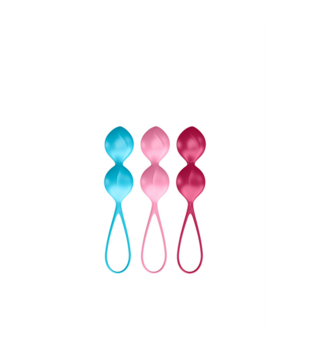 V Balls - Kegel Balls - 3 Stuks - Turquoise/Rood/Roze