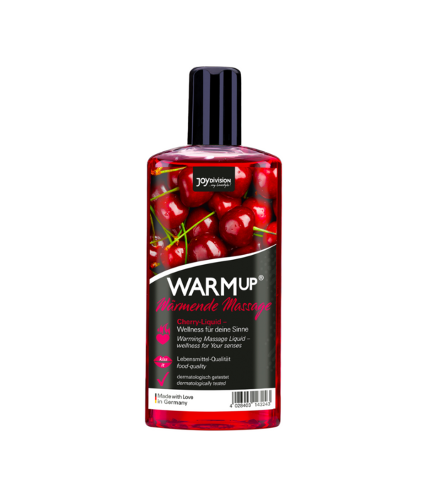 Joydivision WARMup - Gearomatiseerde Verwarmende Glijmiddel - Kers - 5 fl oz / 150 ml
