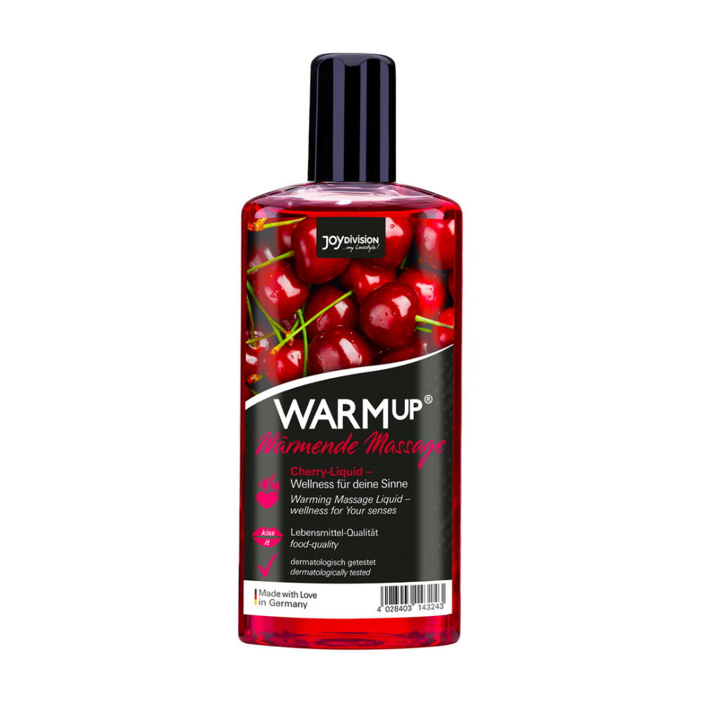 Joydivision WARMup - Gearomatiseerde Verwarmende Glijmiddel - Kers - 5 fl oz / 150 ml afbeelding