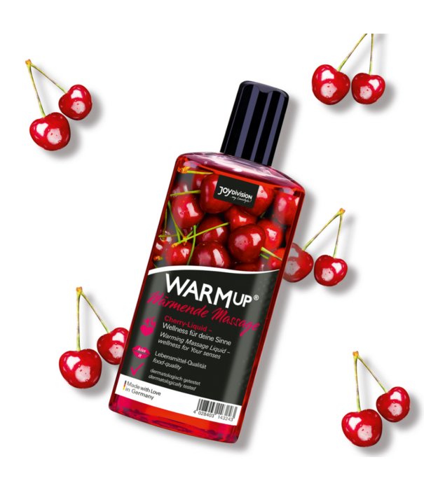 Joydivision WARMup - Gearomatiseerde Verwarmende Glijmiddel - Kers - 5 fl oz / 150 ml