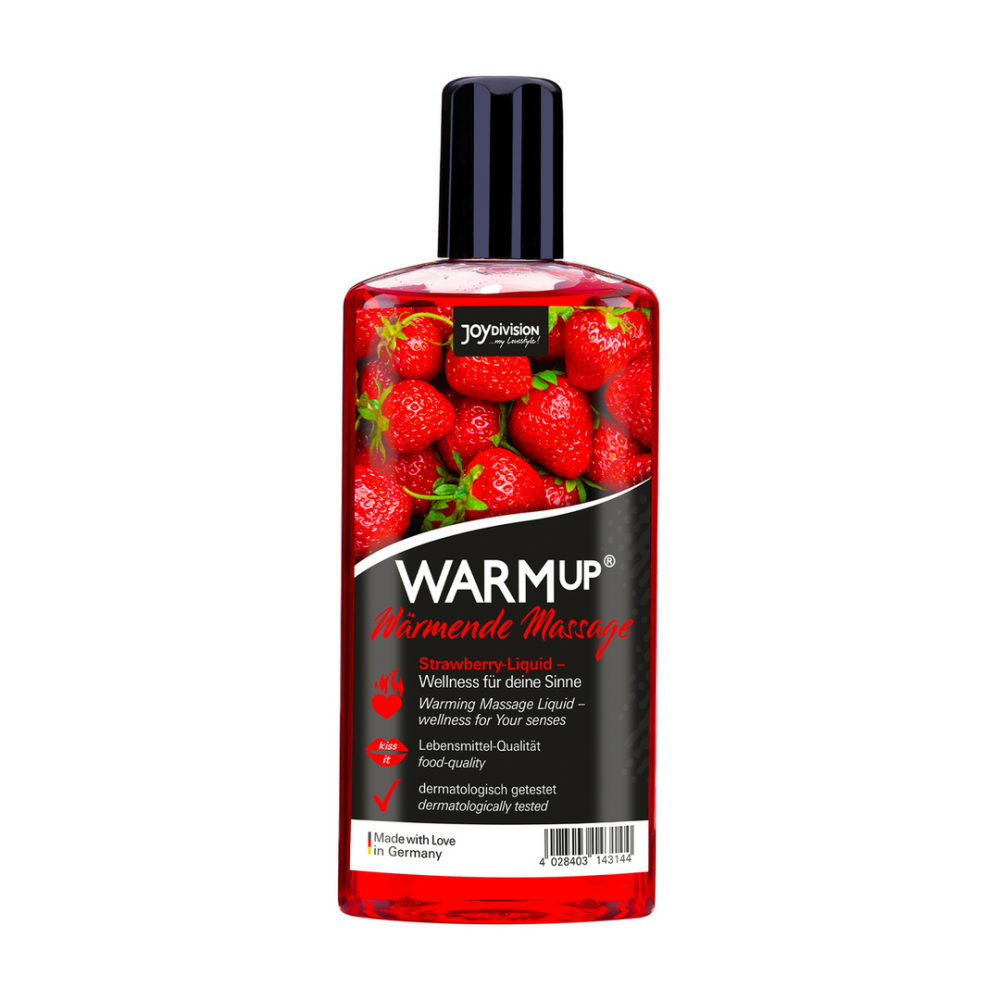 Joydivision WARMup - Gearomatiseerde Verwarmende Glijmiddel - Aardbei - 5 fl oz / 150 ml afbeelding