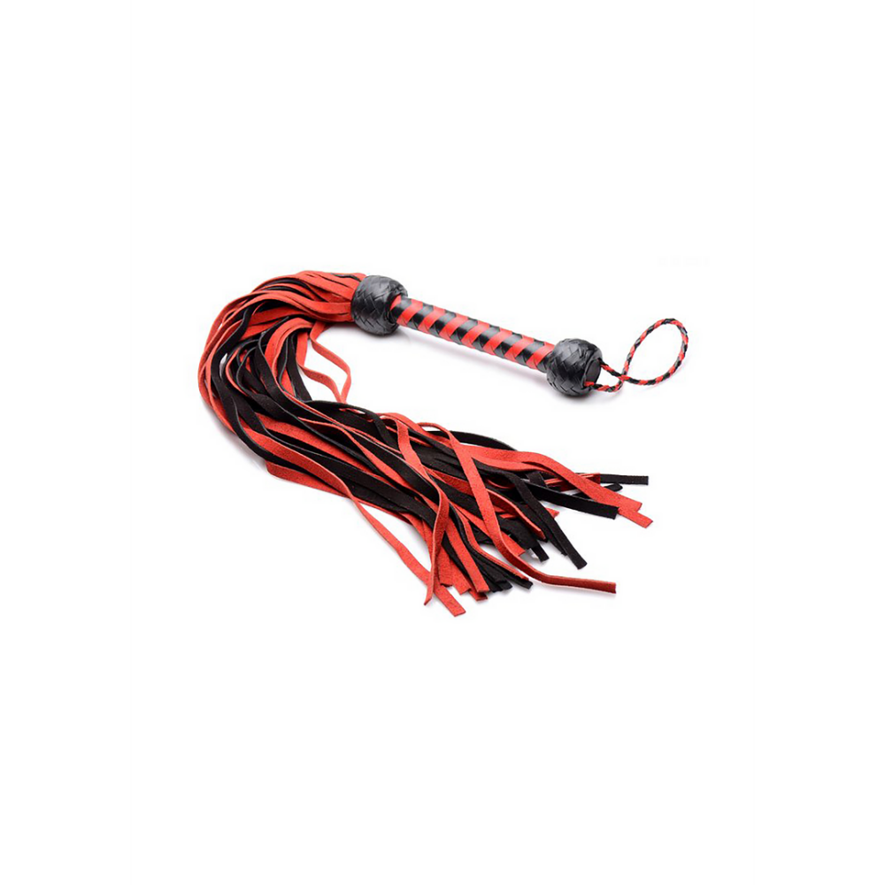 XR Brands Suede Flogger afbeelding