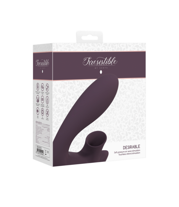 Irresistible by Shots Verlangenswaardig - Buigbare Luchtpuls Vibrator