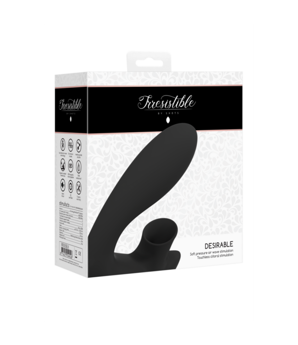 Irresistible by Shots Gewenst - Buigbare Luchtpuls Vibrator